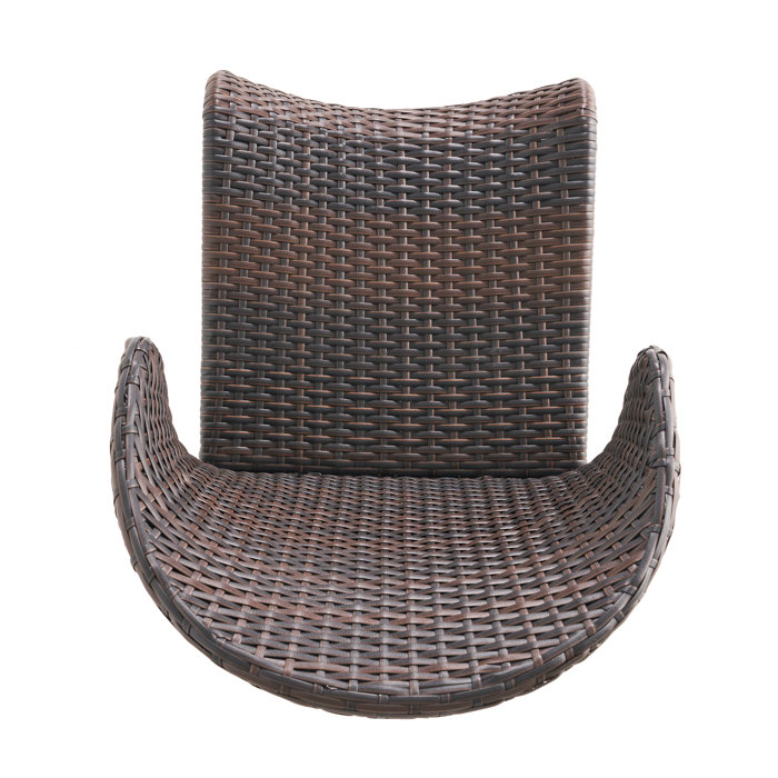 Brayden Studio® Petti 25.5" Patio Bar Stool & Reviews Wayfair